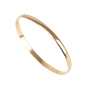 A bangle of 14k gold. Weight 13.7 g.