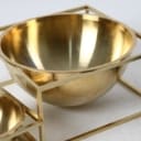 129 By Lassen for Audo. Collection Kubus Bowl and Candlesticks (8)