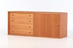 Danish furniture design. Teak sideboard, 1960s