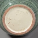 Harald Folmer Gross / Knabstrup Teglværk. Vase med hjorte, keramik.