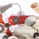 Dansk lampedesign. Samling diverse væglamper, 1960-70'erne (ca. 28 stk.)