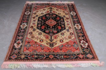 Orientalsk silke tæppe 204 x 145