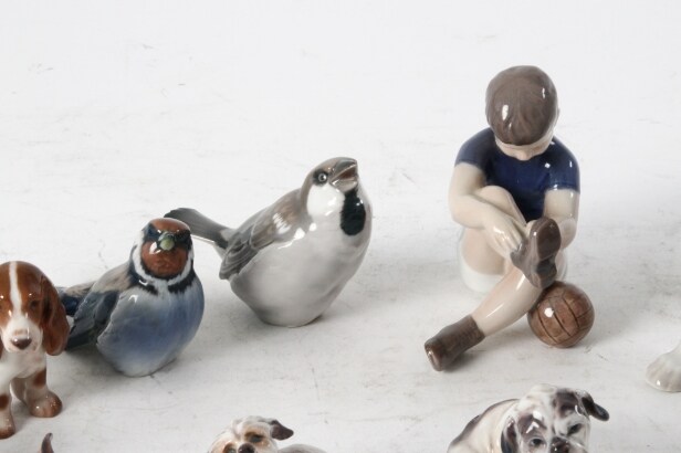 Dahl Jensen / Bing & Grøndahl. Samling figurer (10)
