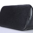 Louis Vuitton: An 'Alma' PM bag of black Epi leather. 2007.
