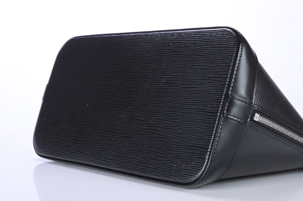 Louis Vuitton: An 'Alma' PM bag of black Epi leather. 2007.