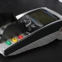 Sagem monetel EFT93OG trådløs dankort automat. Kasse bonruller.