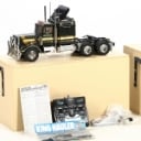 Tamiya. 56336 King Hauler truck, 56302 Semi-Trailer trailer + Carson Reflex Stick 2 remote control, in transport boxes. (2)