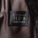 Ole B. Christensen: Brown mink coat, approx. str. 44