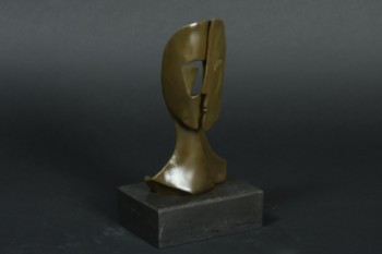 Bronzeskulptur, abstrakt