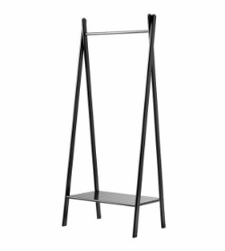 Cina's clothes rack model noble. Black lacquered