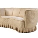 Dansk møbelproducent. To-pers. banansofa, 1940'erne