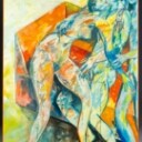 Professor Horst Böhm, diptych dancing couples. (2)