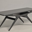 Johannes Andersen: Sofabord af sortlakeret teak