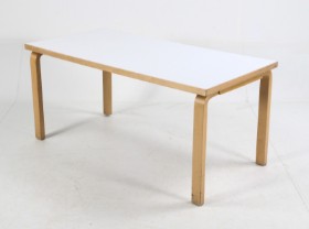 Alvar Aalto for Artek. Dining table / work table / desk, L. 150 cm.