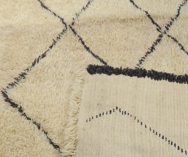 Marokkansk Beni Ouarain Berber tæppe, 256x156 cm.