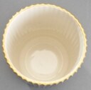 Lyngby vase, blå med guldkant
