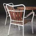 'Marguerit' havebord samt fire stole, teaktræ, 1960'erne (5) Denne vare er sat til omsalg under nyt varenummer 5344145