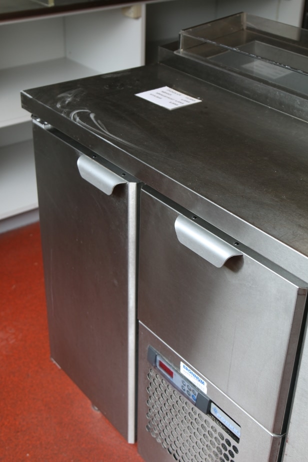 Rustfrit køkken/kølediske, Zanussi, Porkka (3)