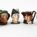 Royal Doulton mm.: Samling Toby Jugs af fajance (5)