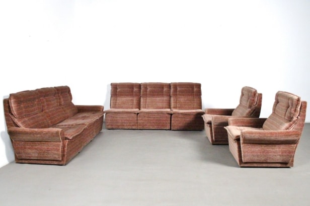 Modulare Sitzelemente / modular seating group / Wohnlandschaft der 1970/80er Jahre (8)