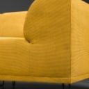 Nomad Dot modular sofa, upholstered in velvet, curry yellow (4)