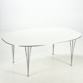 Piet Hein & Bruno Mathsson for Fritz Hansen. Super Ellipse spisebord