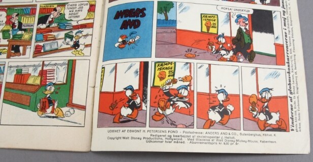 Walt Disney's Anders And & Co. Nr. 2, 3, 4 fra årgang 2 1950 samt Nr. 8, 9, 10, 11, 11B og 12. 2. årgang, 1950 (9)