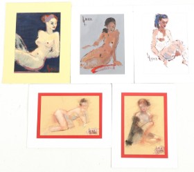 Anna Abidina. Model studies. (5)