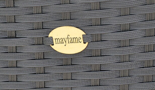 Mayfame. Havemøbler af sort polyrattan