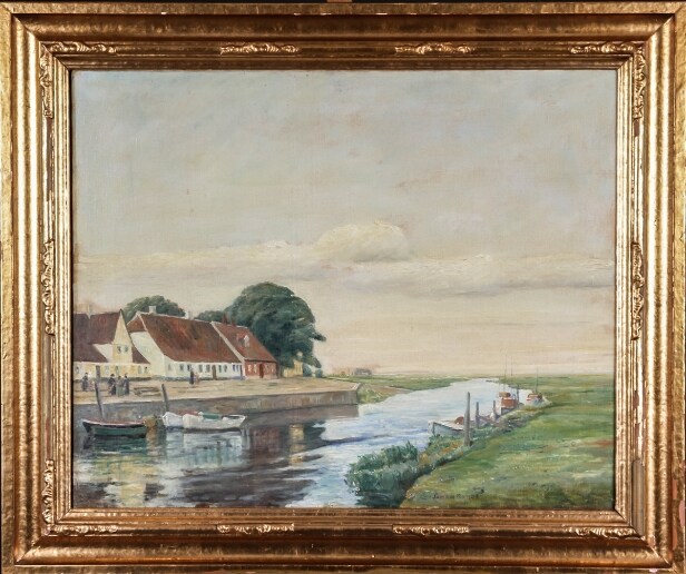 Johan Rohde. Huse i landskab