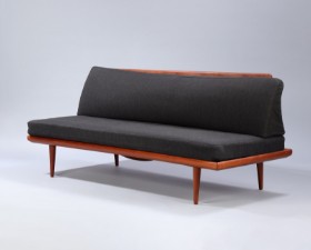 Peter Hvidt og Orla Mølgaard-Nielsen. Daybed i teak