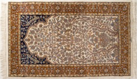 Oriental hand-knotted rug