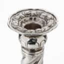 Axel Salomonsen. Large baroque candlestick made of sterling silver
