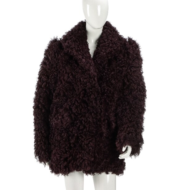 Jacket made of colored lambskin, size 36