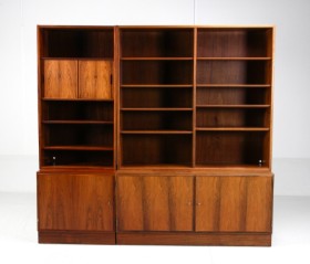 Carlo Jensen for Hundevad & Co, rosewood shelving system (4)