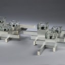 Gaetano Sciolari. Et par væglamper fra 60'erne af glas og metal (2)