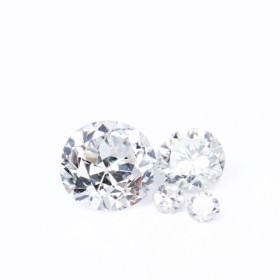 Four unmounted diamonds, total 0.41 ct. (4)