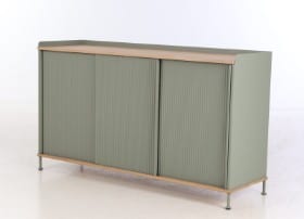 Thomas Bentzen for Muuto. Enfold Sideboard. Oak / Dark Green