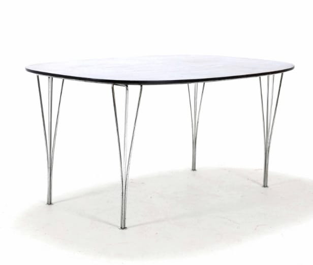 Piet Hein & Bruno Mathsson for Fritz Hansen: Super elliptical table