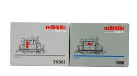 Märklin 3686+36861 Digital HO: Two diesel locomotives PtL 2/2 (2)