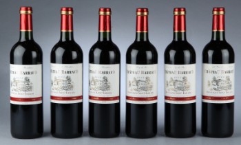 Rødvin. Et sæt på 6 flasker Chateau Barraud Montagne Saint-Emillion (6) 2005