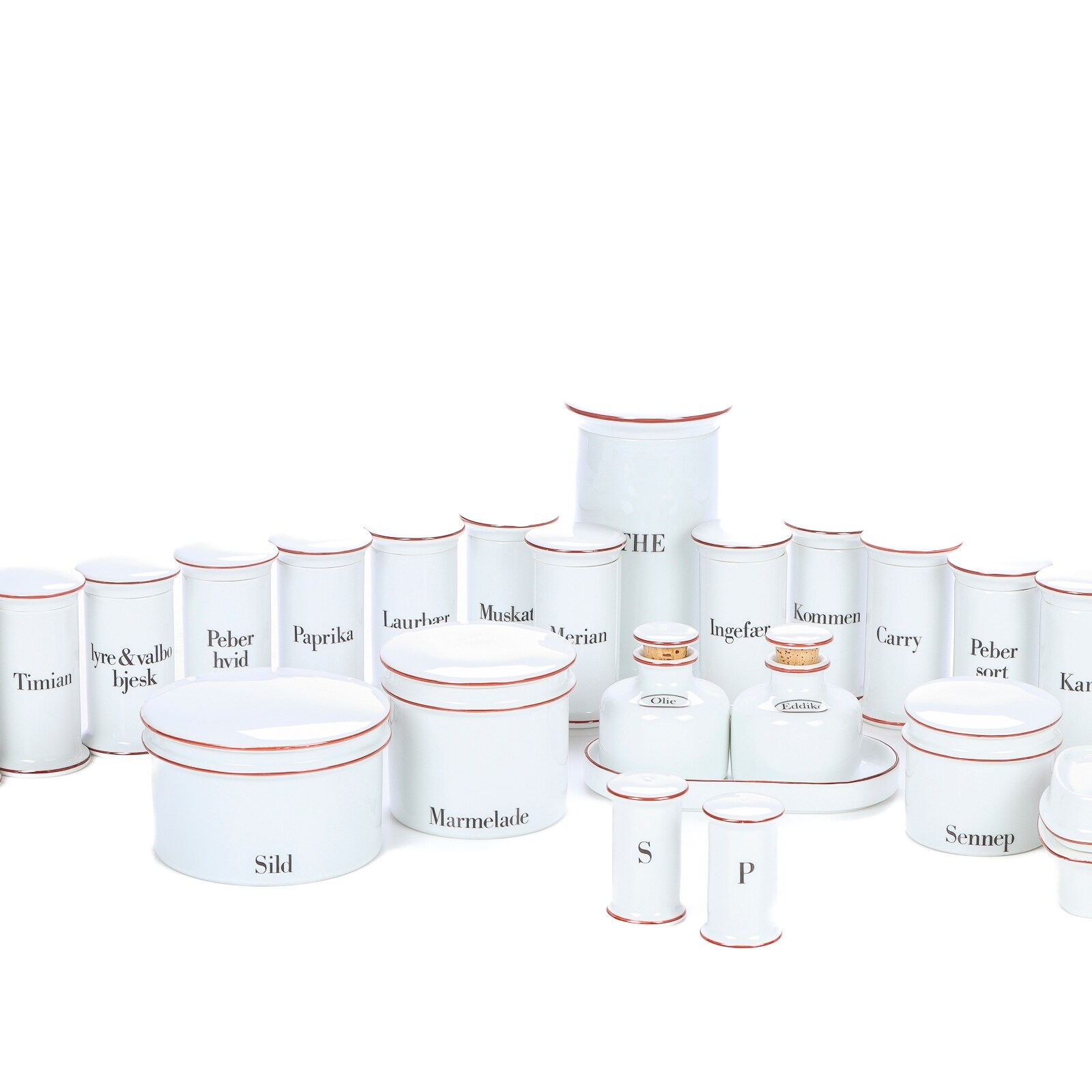 Bo Bonfils for Bing & Grondahl. 'Apothecary Series' collection of ...