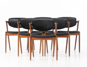 Kai Kristiansen. Six armchairs no. 42 (6)