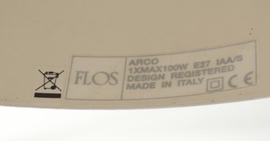 Bug Være dele Arco Achille & Piergiacomo Castiglioni for Flos. Standerlampe, model Arco  Denne vare er sat til omsalg under nyt varenummer 4720491 - Lauritz.com