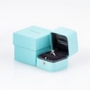 Tiffany & Co. The Tiffany Setting brilliant solitaire ring in platinum, approx. 0.42 ct. Ringstr. 48