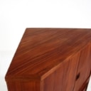 Skagen Furniture Factory. Corner cabinet, 1960s, teak wood