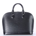 Louis Vuitton: An 'Alma' PM bag of black Epi leather. 2007.