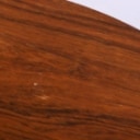 Arne Jacobsen. Circular coffee table with veneered rosewood top, Ø 110 cm