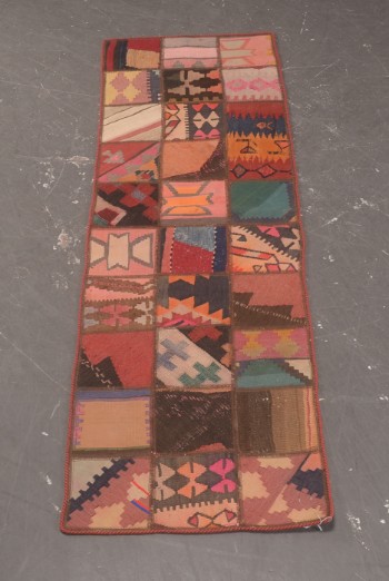 Persisk patchwork Kelim 60 x 200 cm.