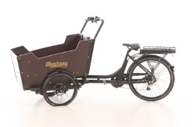 Mustang Cargo Electric el-ladcykel med 8 gear - Black